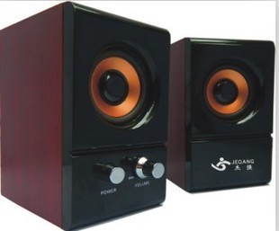 杰強930 USB2.0木質(zhì)小音箱 通用電腦音箱的便攜選擇